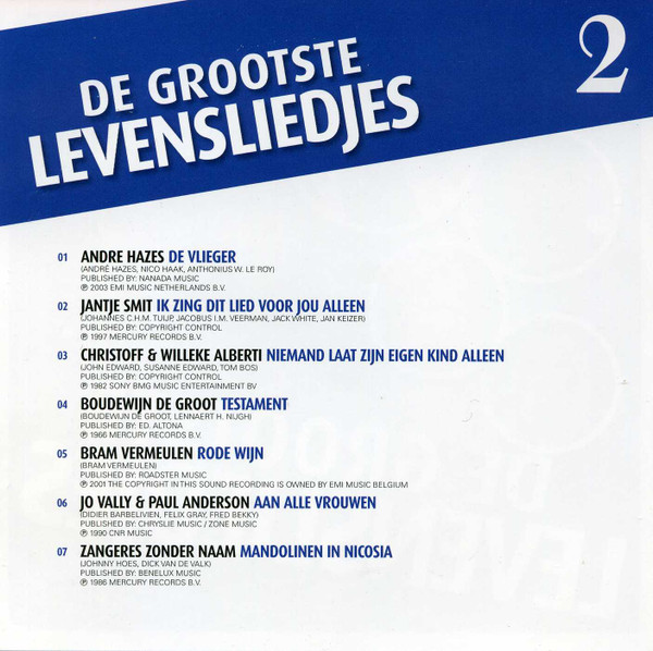 Various – De Grootste Levensliedjes 2 (2013) – Foto 3