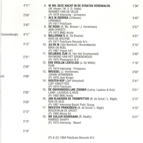 Various – De Komplete Kleinkunstkollektie (1994) – Foto 1