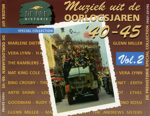 Various – De Pre Historie - Muziek Uit De Oorlogsjaren '40-'45 Vol. 2 (1994) – Hoes