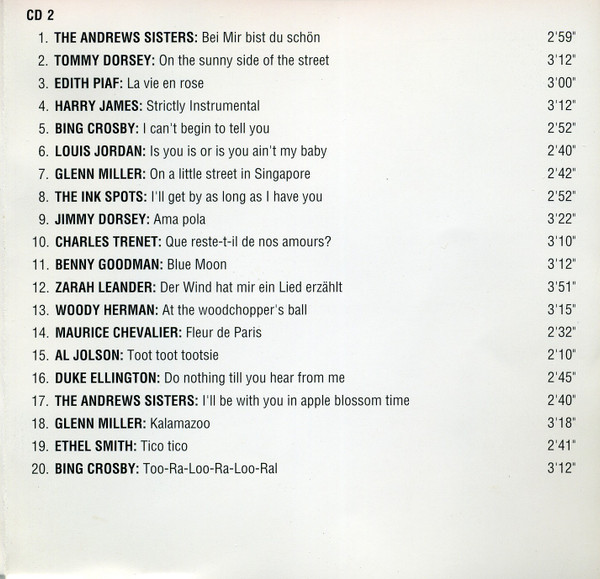 Various – De Pre Historie - Muziek Uit De Oorlogsjaren '40-'45 Vol. 2 (1994) – Foto 2