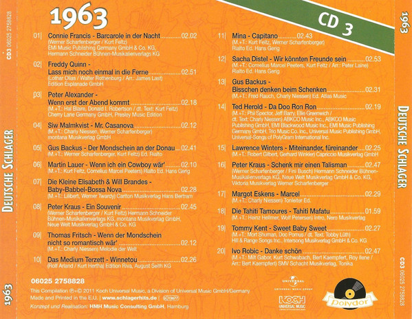 Various – Deutsche Schlager 1962-1963 (2011) – Foto 3