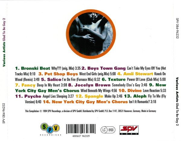 Various – Glad To Be Gay 2 (1994) – Foto 2