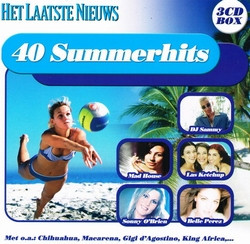Various – Het Laatste Nieuws 40 Summerhits  – Hoes