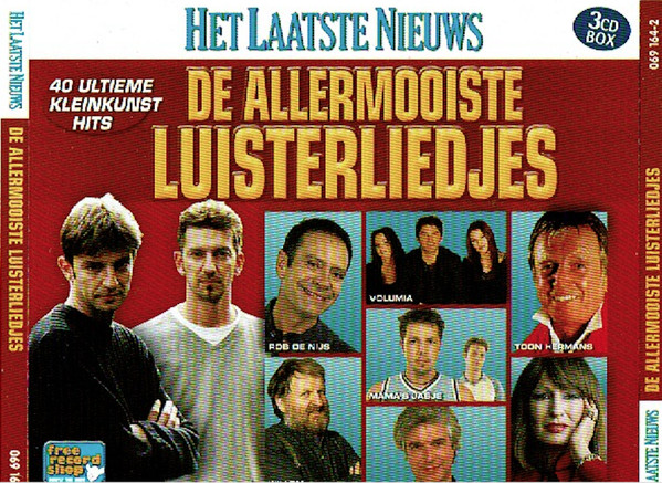 Various – Het Laatste Nieuws - De Allermooiste Luisterliedjes - 40 Ultieme Kleinkunsthits – Hoes