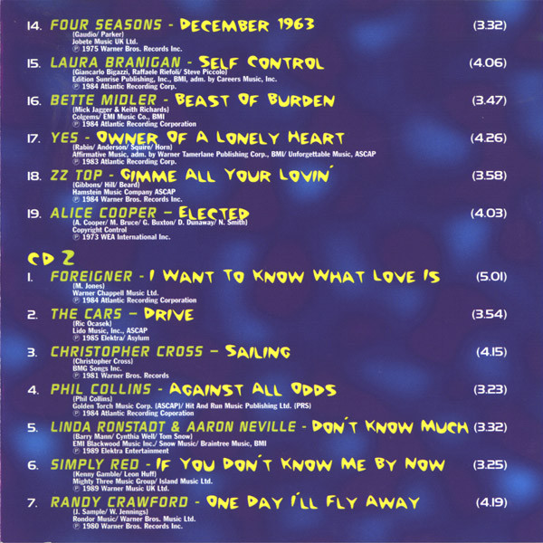Various – Listen To The Music (1999) – Foto 3