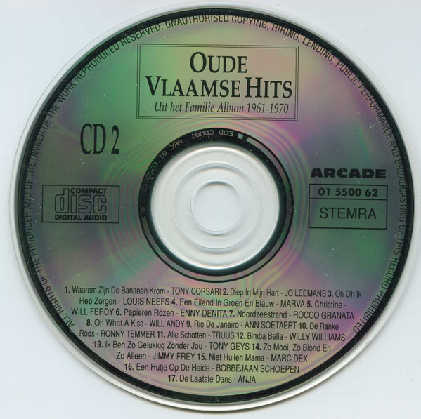 Various – Oude Vlaamse Hits Uit Het Familie Album 1961 - 1970 (1991) – Foto 3