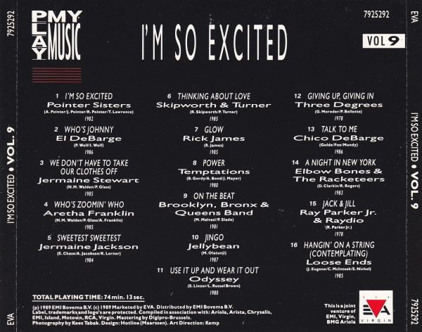 Various – Play My Music Vol 9 - I'm So Excited (1989) – Foto 1