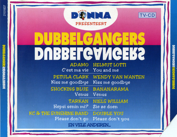 Various – Radio Donna Presenteert: Dubbelgangers (1996) – Hoes
