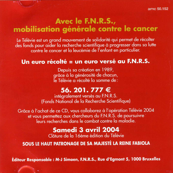 Various – Télévie 2004 (2003) – Foto 1