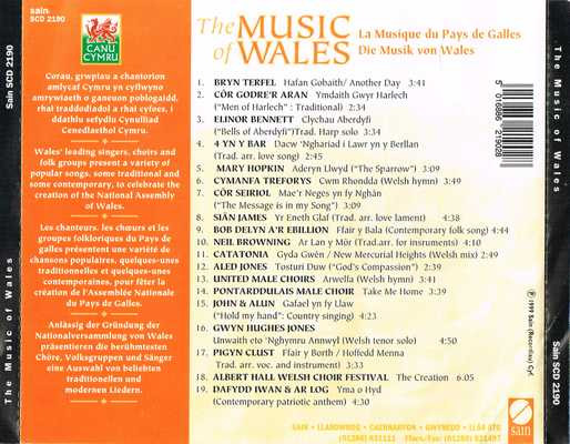 Various – The Music Of Wales (1999) – Foto 1