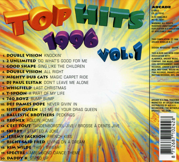 Various – Top Hits 1996 Vol. 1 (1996) – Foto 3