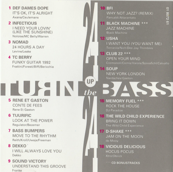 Various – Turn Up The Bass 24 (1993) – Foto 1