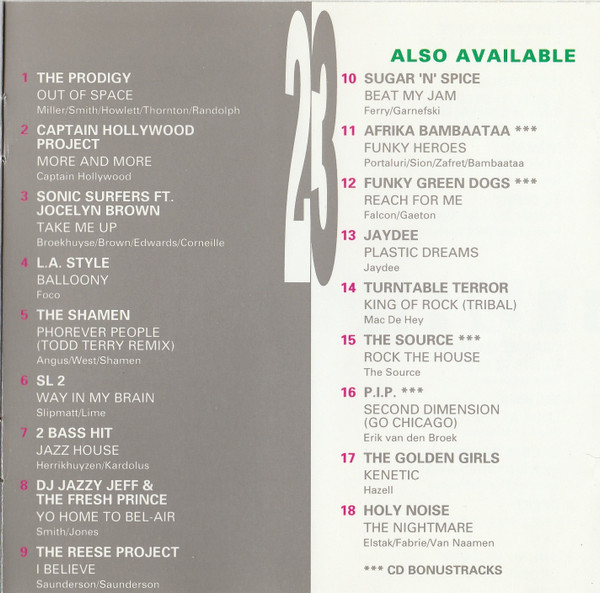Various – Turn Up The Bass 24 (1993) – Foto 2