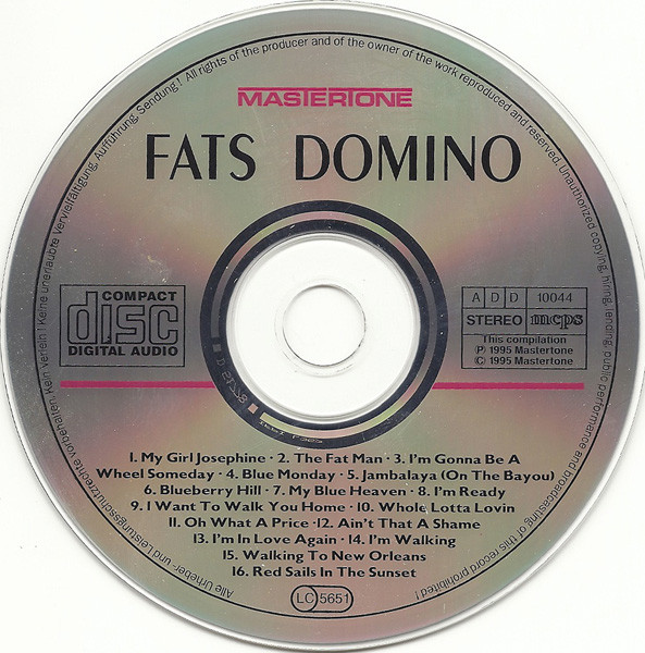 Fats Domino – Fats Domino Live (1995) – Hoes