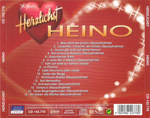 Heino – Herzlichst – Hoes