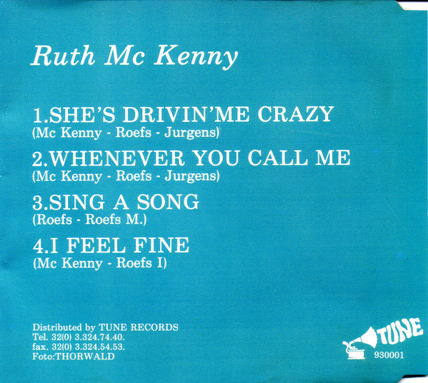Ruth McKenny – She's Drivin' Me Crazy (1993) – Hoes
