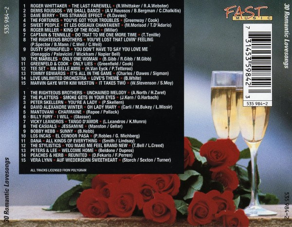 Various – 30 Romantic Lovesongs – Foto 3