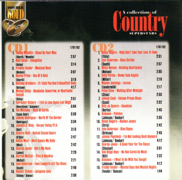 Various – A Collection Of Country Superstars (1999) – Hoes