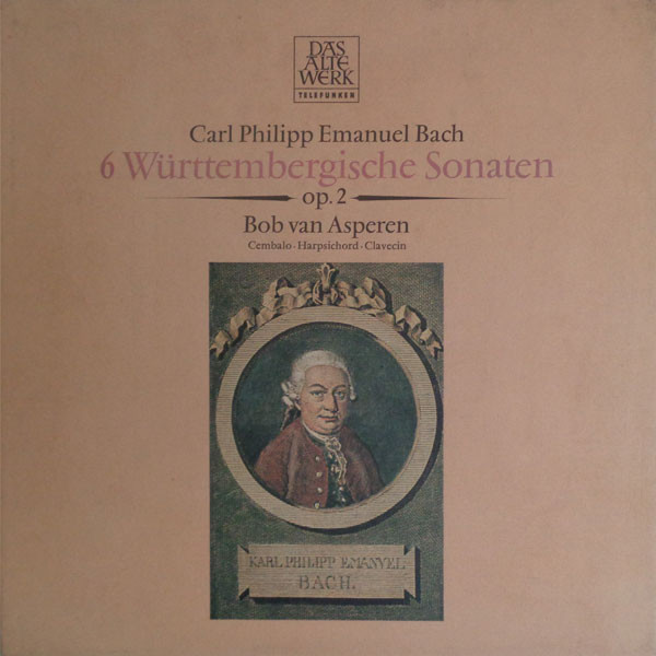Carl Philipp Emanuel Bach – 6 Württembergische Sonaten Op. 2 (1978) – Hoes