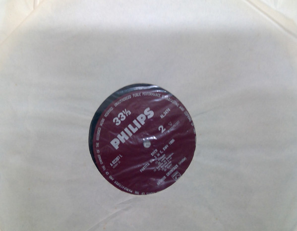 Johann Sebastian Bach – Sonatas And Partitas For Solo Violin - Third Record (1961) – Hoes