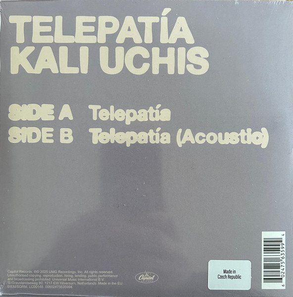 Kali Uchis – Telepatía (2025) – Hoes