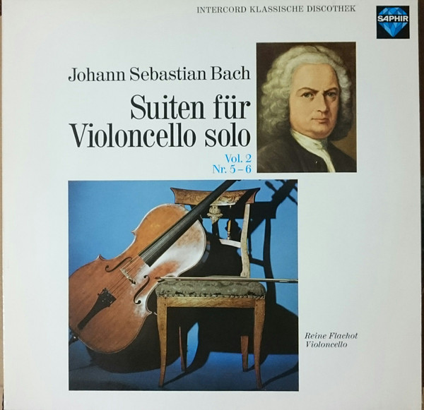 Johann Sebastian Bach – Suiten Für Violoncello Solo - Vol. 2 - Nr. 5 - 6 (1983) – Hoes