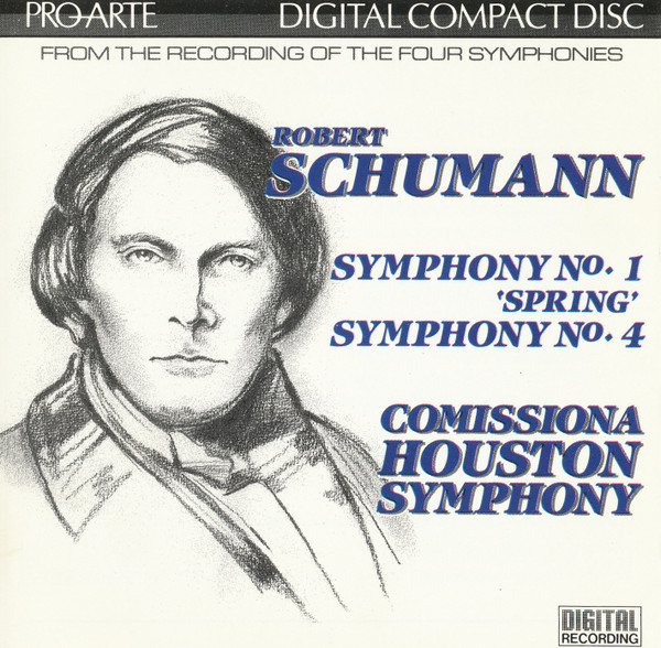 Robert Schumann – Symphony No.1 & Symphony No.4 (1988) – Hoes