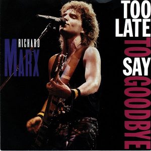 Richard Marx - Too Late To Say Goodbye