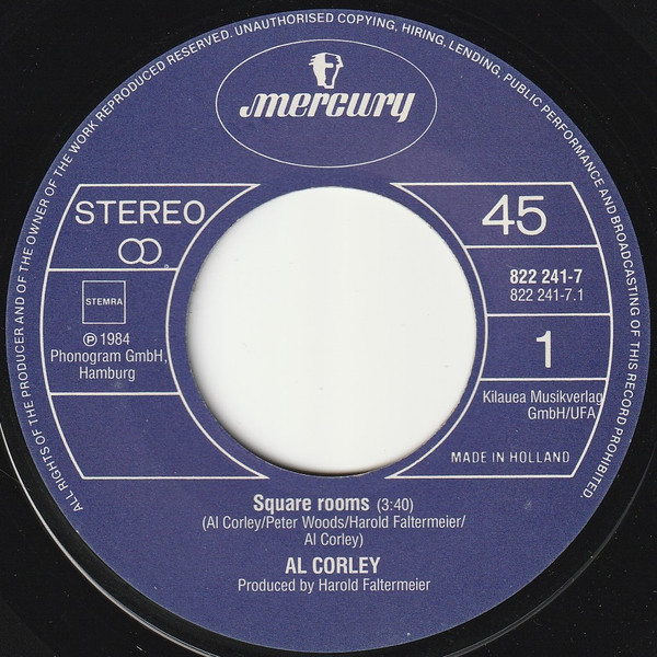 Al Corley - Square Rooms