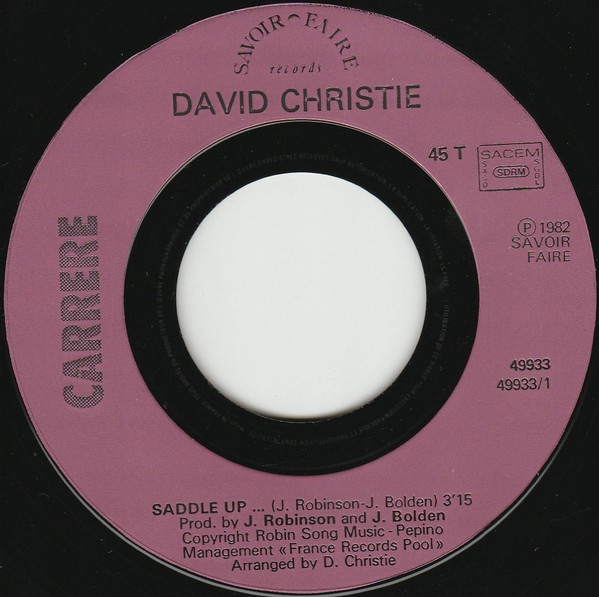 David Christie - Saddle Up