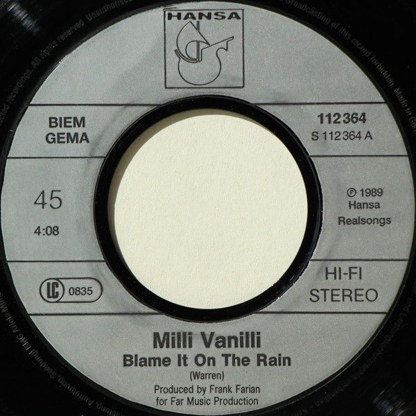 Milli Vanilli - Blame It On The Rain