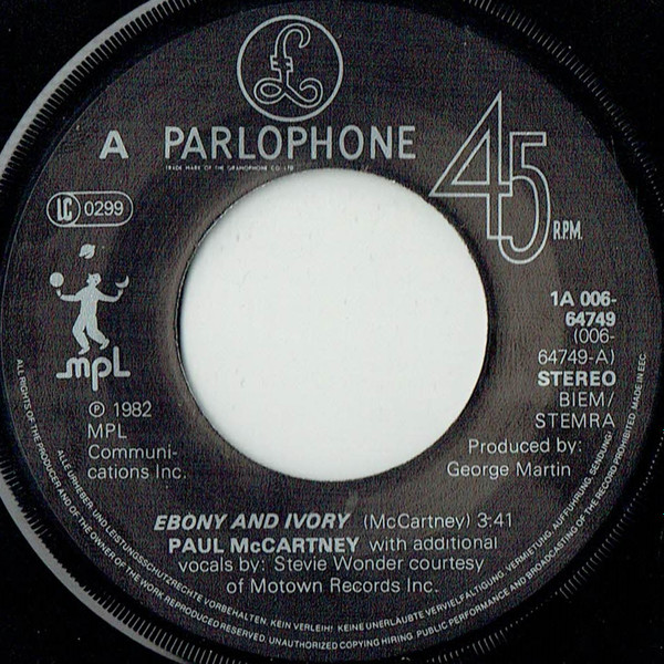 Paul McCartney - Ebony And Ivory