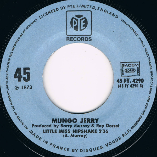 Mungo Jerry - Alright, Alright, Alright