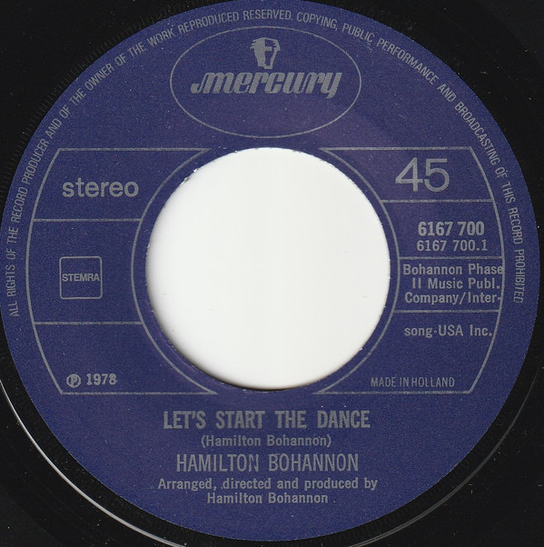 Hamilton Bohannon - Let's Start The Dance