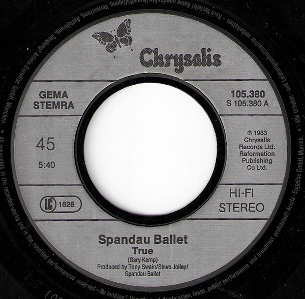 Spandau Ballet - True