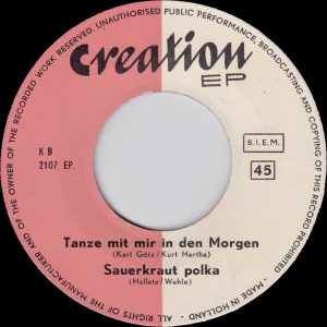 Unknown Artist - Tanze Mit Mir In Den Morgen / Sauerkraut Polka / Heisser Sand / Ramona