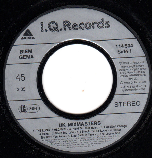 The UK Mixmasters - Lucky 7 Megamix