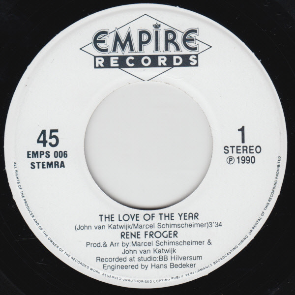 René Froger - The Love Of The Year