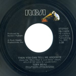 Toby Beau - Then You Can Tell Me Goodbye