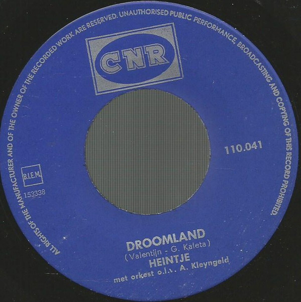 Heintje - Oma'tje Lief / Droomland