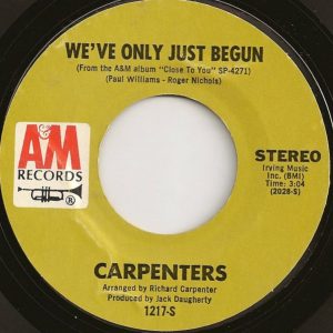 Carpenters - We've Only Just Begun