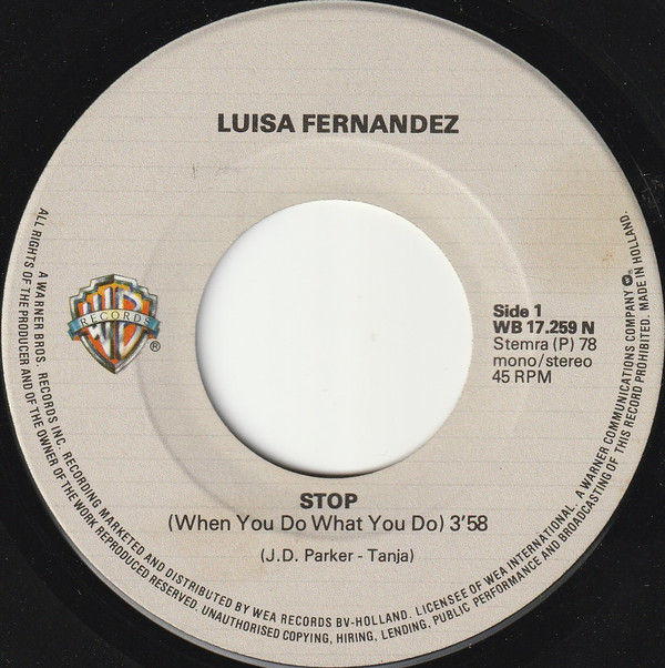 Luisa Fernandez - Stop / Cool It Baby