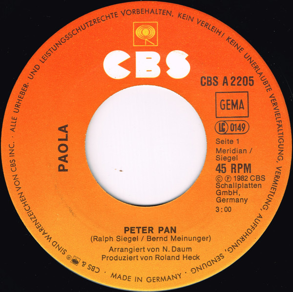 Paola (2) - Peter Pan