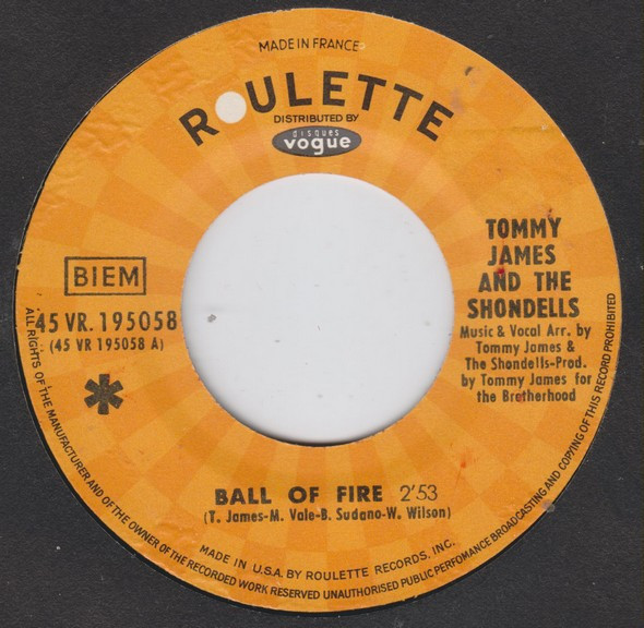 Tommy James & The Shondells - Ball Of Fire