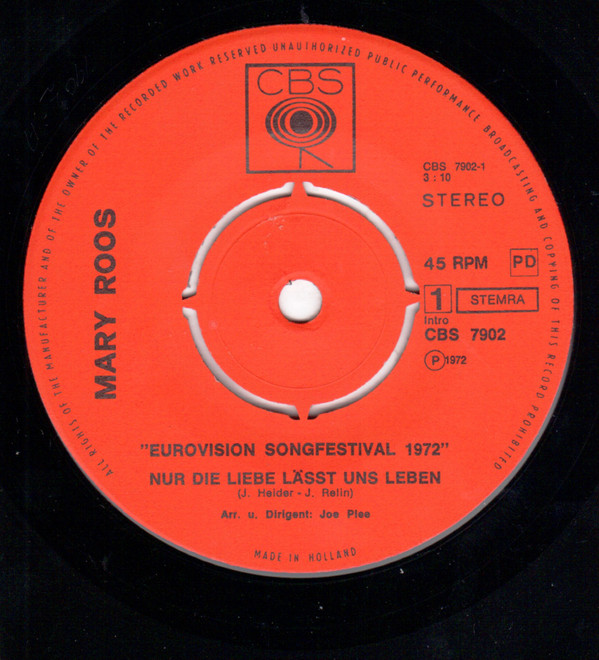 Mary Roos - Nur Die Liebe Läßt Uns Leben