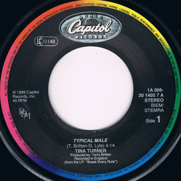 Tina Turner - Typical Male