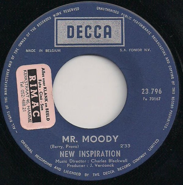 New Inspiration - Mr. Moody / The Memory