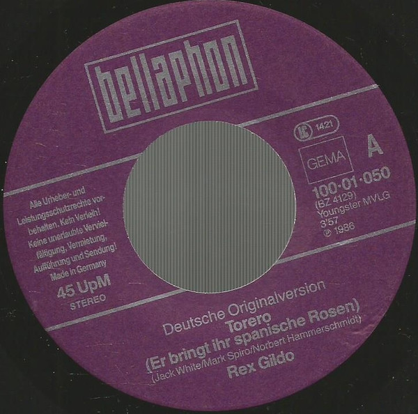 Rex Gildo - Torero (Er Bringt Ihr Spanische Rosen)
