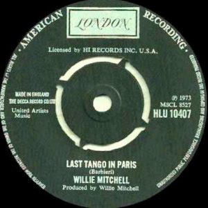 Willie Mitchell - Last Tango In Paris