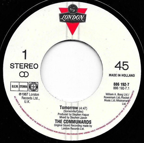 The Communards - Tomorrow